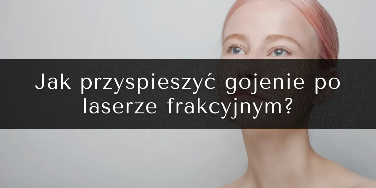 Kobieta z różowymi włosami, pytająca jak przyspieszyć gojenie po laserze frakcyjnym.