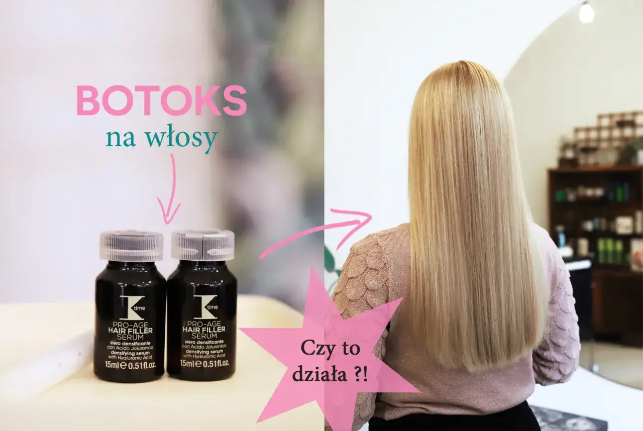 Botoks na włosy: jak dbać o nie po zabiegu? Dwa serum z kwasem hialuronowym i efekt lśniących, zdrowych włosów.